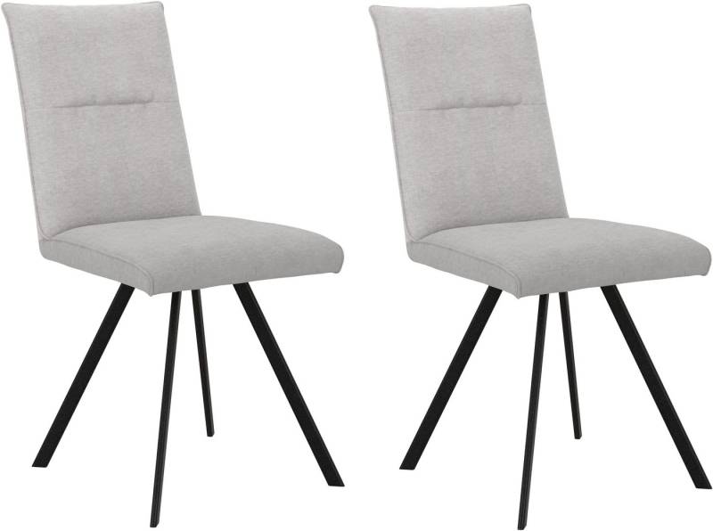 Home affaire 4-Fußstuhl Sava (Set, 2 St), Metallgestell von Home affaire