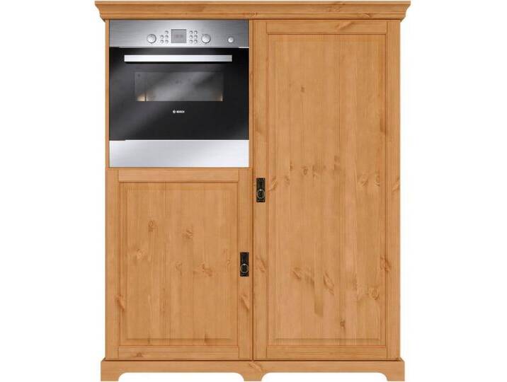 Home affaire Backofen/Kühlumbauschrank Rügen Breite 127 cm, Kiefer massiv, Nische für Kühlschrank, beige, gelaugt-geölt, natur Home affaire Backofen/Kühlumbauschrank Rügen Breite 127 cm, Kiefer massiv, Nische für Kühlschrank, beige, gelaugt-geölt, natur von Home-affaire