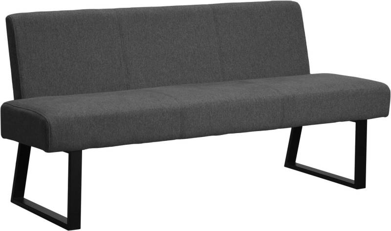 Home affaire Polsterbank Gladio, TOPSELLER!, OTTOs Choice (Esszimmerbank, Sitzbank, Bank), mit Taschenfederkern, schwarzes Metallgestell, Breite 148 cm von OTTO home