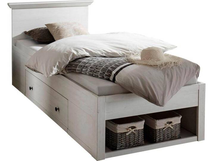 Home affaire Bett California Doppelbett im Landhausstil, Stauraumbett mit Schubladen, Bettgestell in 3 Breiten verfügbar Home affaire Bett California Doppelbett im Landhausstil, Stauraumbett mit Schubladen, Bettgestell in 3 Breiten verfügbar von Home-affaire