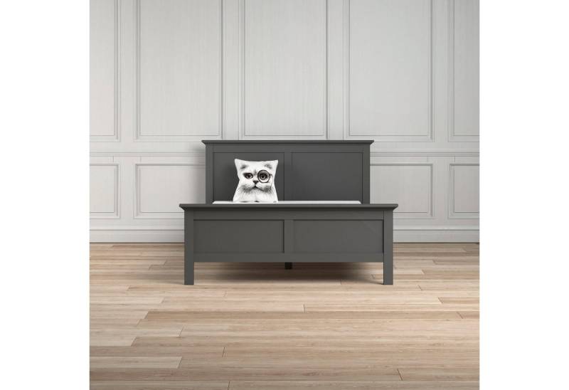 Home affaire Bett Paris Bettgestell, Doppelbett, mit Kassetten-Optik an Kopf- und Fußteil von Home affaire