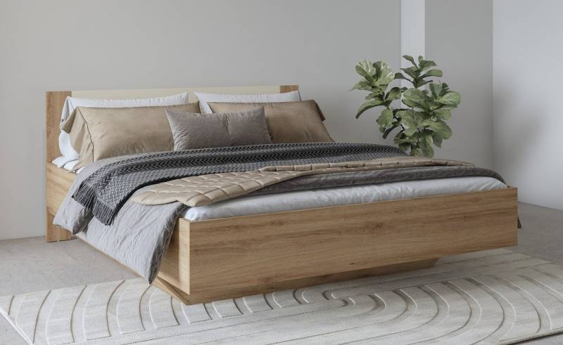 Home affaire Bettgestell Bitry, Breite 160 bzw. 180 cm, moderner Bettrahmen, Doppelbett in zwei Grössen Home affaire Bettgestell Bitry, Breite 160 bzw. 180 cm, moderner Bettrahmen, Doppelbett in zwei Grössen von Home affaire