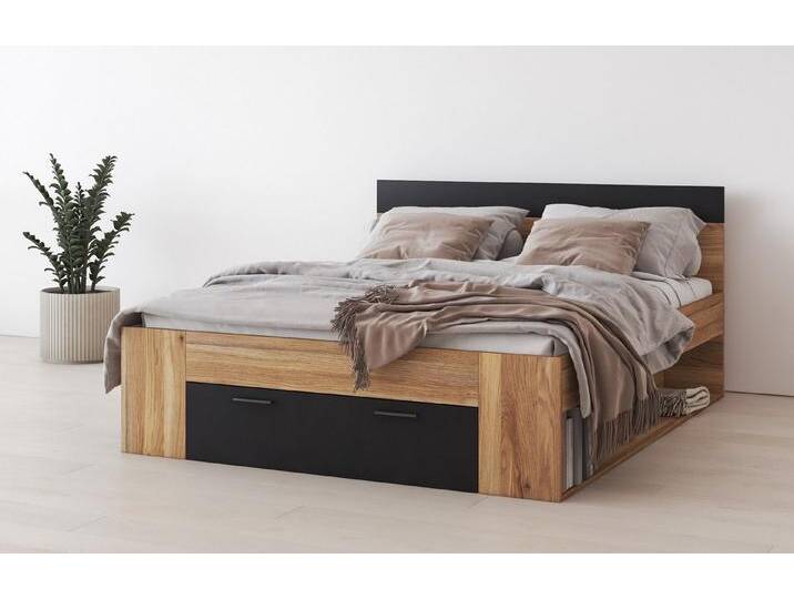 Home affaire Bettgestell Faweza, Breite 160 bzw. 180 cm, Stauraumbett, Funktionsbett Schublade mit extra viel Stauraum, beige schwarz Home affaire Bettgestell Faweza, Breite 160 bzw. 180 cm, Stauraumbett, Funktionsbett Schublade mit extra viel Stauraum, beige schwarz von Home-affaire