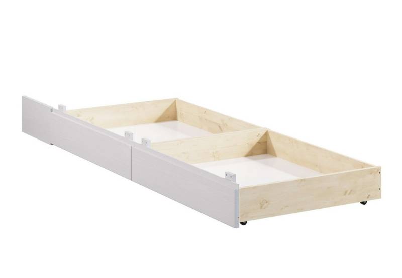 Home affaire Bettschubkasten Luven (2 St), aus massiver Kiefer, 2 Stück, passen perfekt unter das Bett Luven von Home affaire