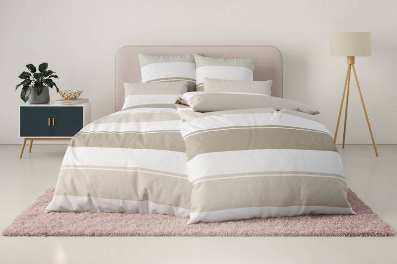 Home affaire Bettwäsche Yonne, Renforcé, 2 teilig, in frischen Farben, gestreifte Bettwäsche, ab Gr. 135x200 cm Home affaire Bettwäsche Yonne, Renforcé, 2 teilig, in frischen Farben, gestreifte Bettwäsche, ab Gr. 135x200 cm von Home affaire