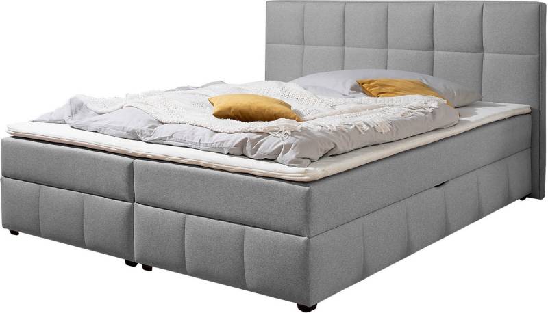 Home affaire Boxbett, Boxbett mit Bettkasten, inkl. Topper von Home affaire