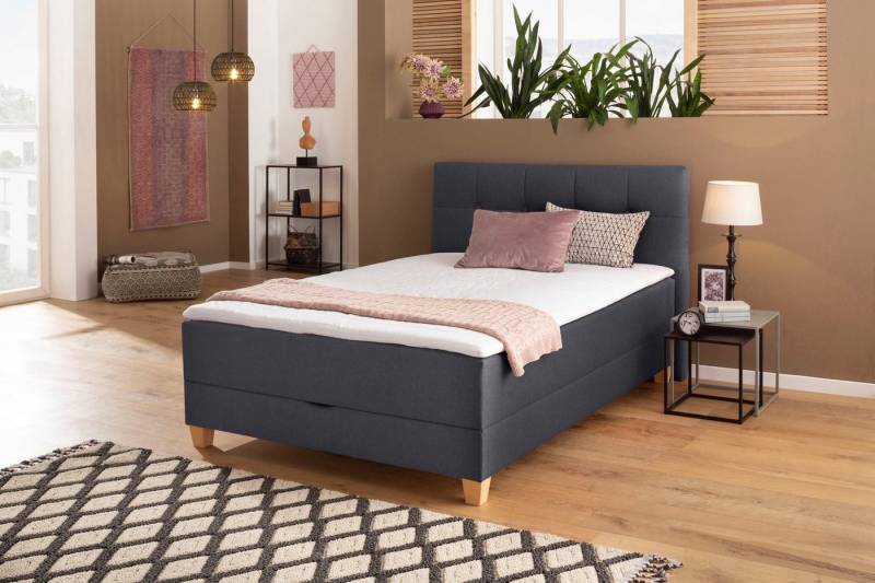 Home affaire Boxbett Lonrai, in H2,H3 & H4 und XXL - Überlänge 220cm wählbar, inkl. Topper von Home affaire