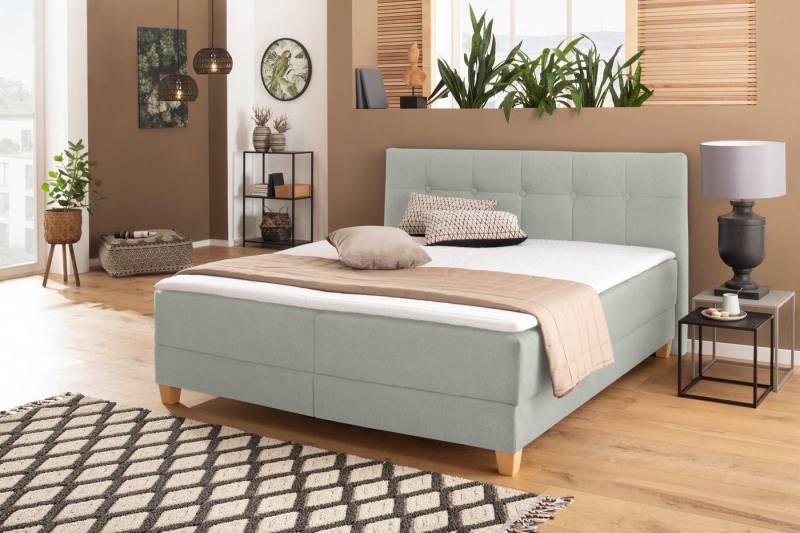 Home affaire Boxbett Lonrai, in H2,H3 & H4 und XXL - Überlänge 220cm wählbar, inkl. Topper von Home affaire