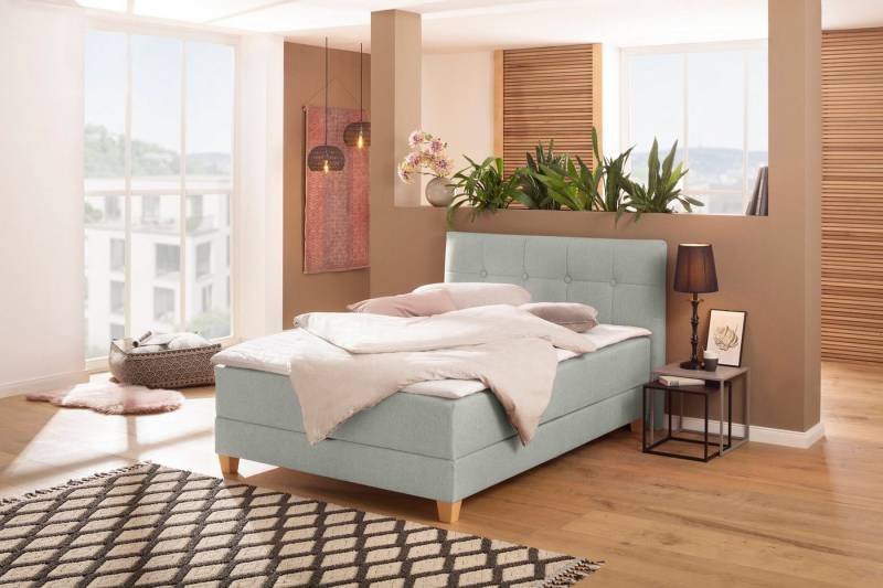 Home affaire Boxbett Lonrai, in H2,H3 & H4 und XXL - Überlänge 220cm wählbar, inkl. Topper von Home affaire