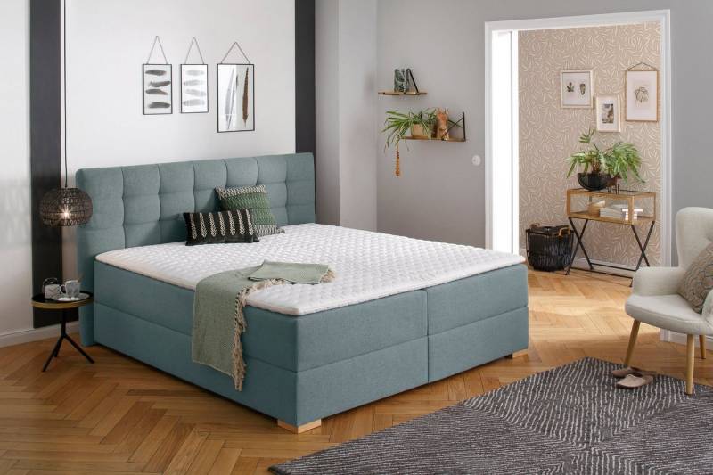 Home affaire Boxbett Olivet mit Bettkasten, in 4 Farben, 4 Breiten, 2 Matratzenarten, auch in Überlänge 220 cm von Home affaire