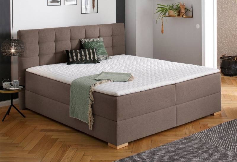 Home affaire Boxbett Olivet mit Bettkasten, in 4 Farben, 4 Breiten, 2 Matratzenarten, auch in Überlänge 220 cm von Home affaire