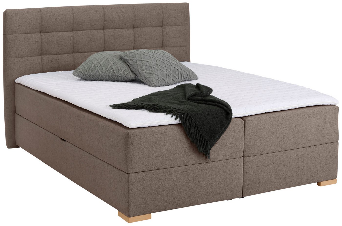 Home affaire Boxbett Olivet, in 4 Farben, 4 Breiten, 2 Matratzenarten, auch in Überlänge 220 cm Home affaire Boxbett Olivet, in 4 Farben, 4 Breiten, 2 Matratzenarten, auch in Überlänge 220 cm von Home affaire