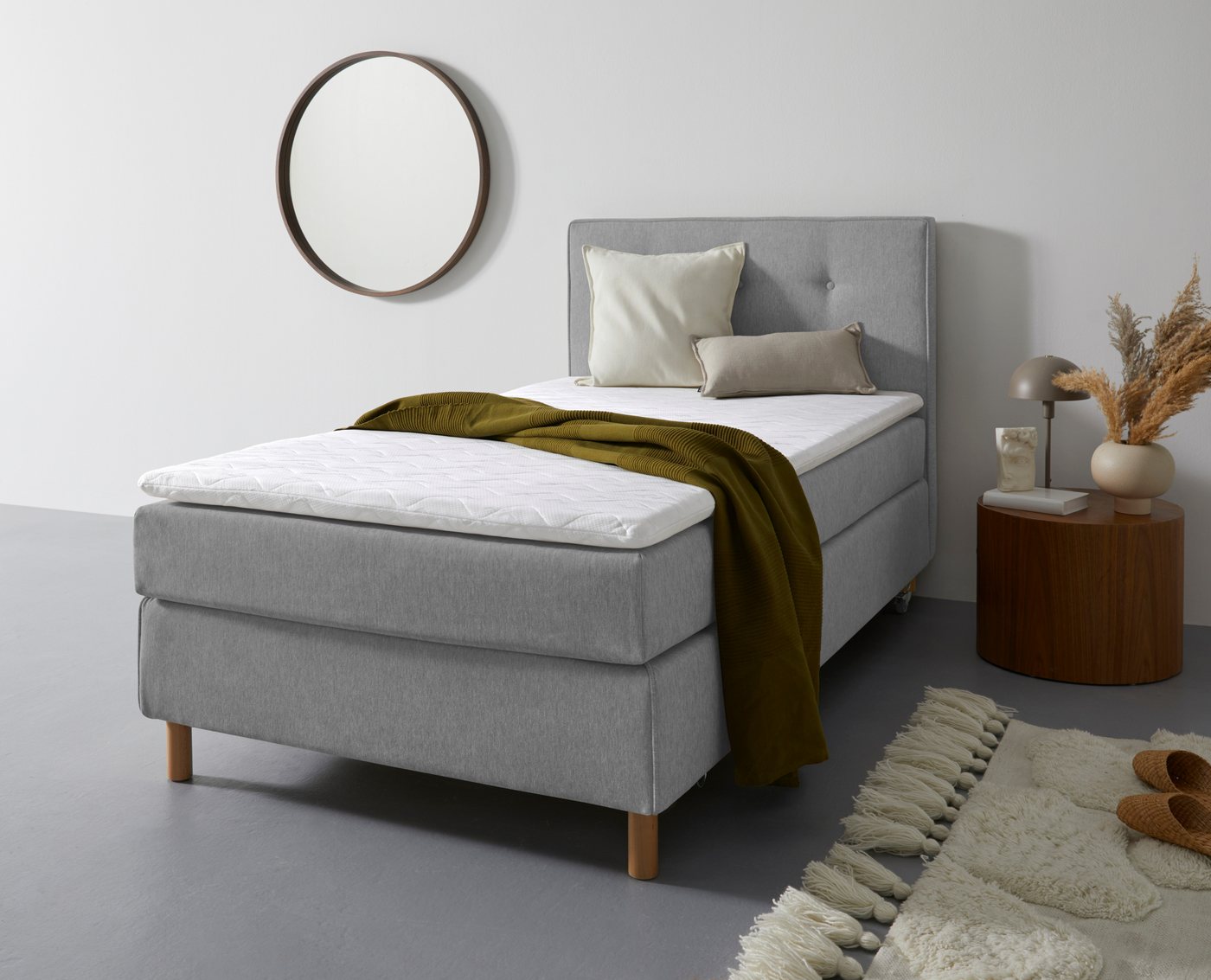 Home affaire Boxspringbett Heimatblick 100x200cm beliebig erweiterbar zu Doppel- und Familienbett, Einzelbett, Hotelbett erhältlich in H2,H3 & H4 Home affaire Boxspringbett Heimatblick 100x200cm beliebig erweiterbar zu Doppel- und Familienbett, Einzelbett, Hotelbett erhältlich in H2,H3 & H4 von Home affaire