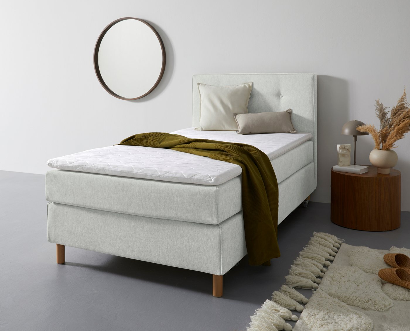 Home affaire Boxspringbett Heimatblick 100x200cm beliebig erweiterbar zu Doppel- und Familienbett, Einzelbett, Hotelbett erhältlich in H2,H3 & H4 Home affaire Boxspringbett Heimatblick 100x200cm beliebig erweiterbar zu Doppel- und Familienbett, Einzelbett, Hotelbett erhältlich in H2,H3 & H4 von Home affaire