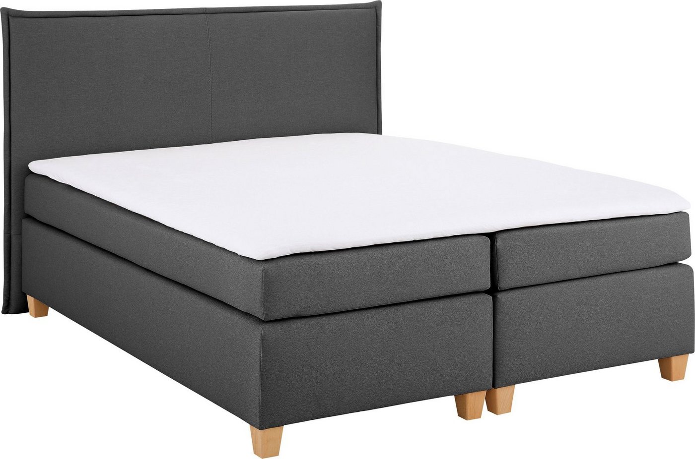 Home affaire Boxspringbett Houssay, inkl. Topper, 5 Breiten, 2 Härtegraden auch in Überlänge 220 cm von Home affaire