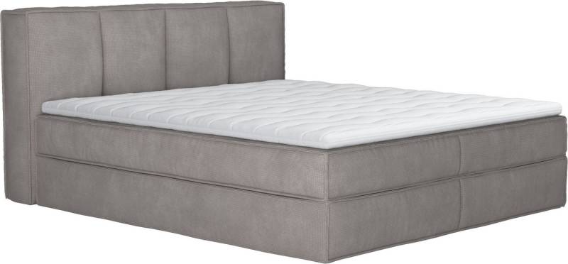 Home affaire Boxspringbett Milano, Boxbett inkl. Topper, 2 Matratzen, Härtegrade H2, H3 und H4 wählbar von Home affaire