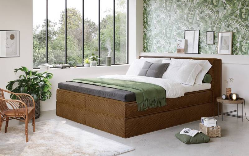 LeGer Home by Lena Gercke Boxspringbett Addyson (Härtegrade H2, H3 und H4 wählbar), Boxspringbett inkl. Topper, 2 Matratzen von LeGer Home by Lena Gercke