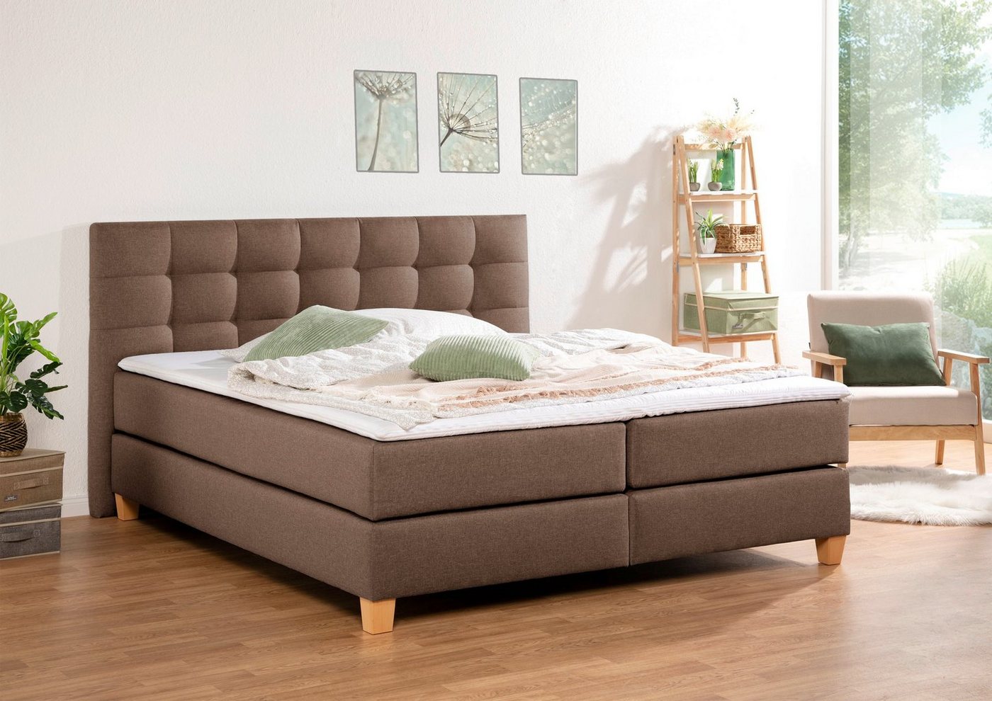 Home affaire Boxspringbett Moulay, inkl. Topper, in 3 Härtegraden, TFK auch in Härtegrad 4 Home affaire Boxspringbett Moulay, inkl. Topper, in 3 Härtegraden, TFK auch in Härtegrad 4 von Home affaire
