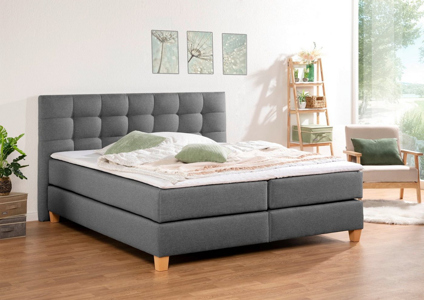 Home affaire Boxspringbett Moulay, inkl. Topper, in 3 Härtegraden, TFK auch in Härtegrad 4 Home affaire Boxspringbett Moulay, inkl. Topper, in 3 Härtegraden, TFK auch in Härtegrad 4 von Home affaire