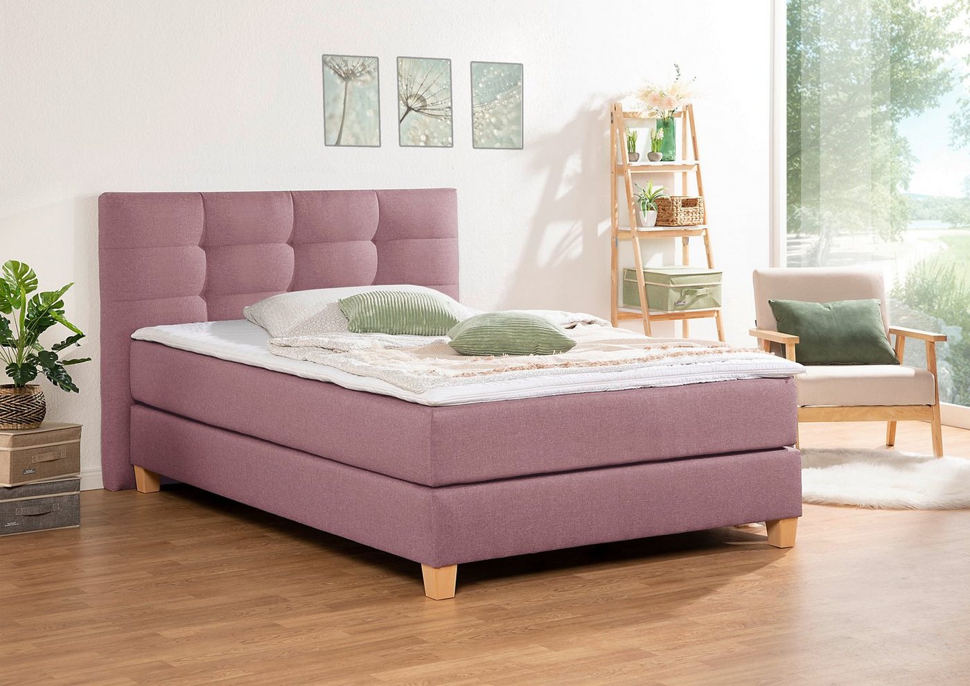 Home affaire Boxspringbett Moulay, inkl. Topper, in 3 Härtegraden, TFK auch in Härtegrad 4 Home affaire Boxspringbett Moulay, inkl. Topper, in 3 Härtegraden, TFK auch in Härtegrad 4 von Home affaire