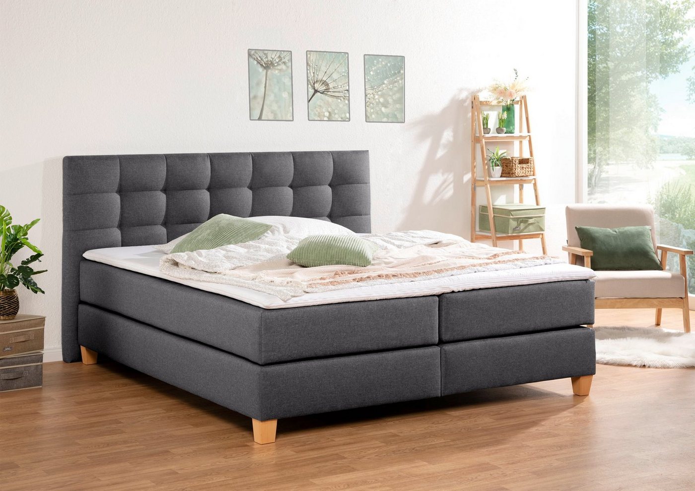 Home affaire Boxspringbett Moulay, inkl. Topper, in 3 Härtegraden, TFK auch in Härtegrad 4 Home affaire Boxspringbett Moulay, inkl. Topper, in 3 Härtegraden, TFK auch in Härtegrad 4 von Home affaire