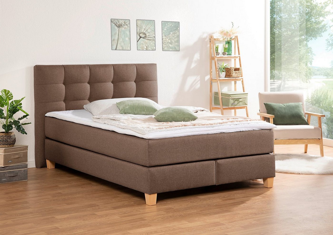 Home affaire Boxspringbett Moulay, inkl. Topper, in 3 Härtegraden, TFK auch in Härtegrad 4 Home affaire Boxspringbett Moulay, inkl. Topper, in 3 Härtegraden, TFK auch in Härtegrad 4 von Home affaire