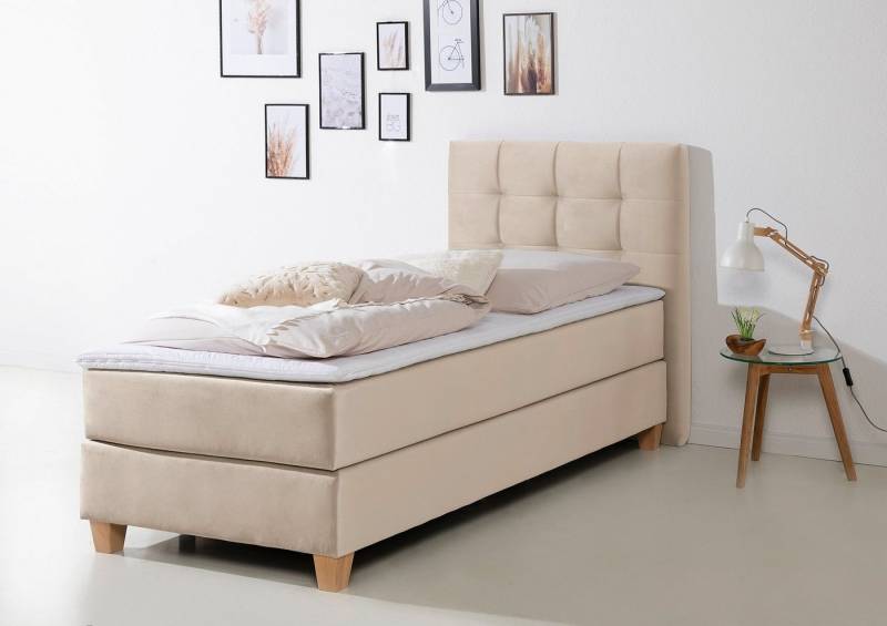 Home affaire Boxspringbett Moulay, inkl. Topper, in 3 Härtegraden, TFK auch in Härtegrad 4 von Home affaire