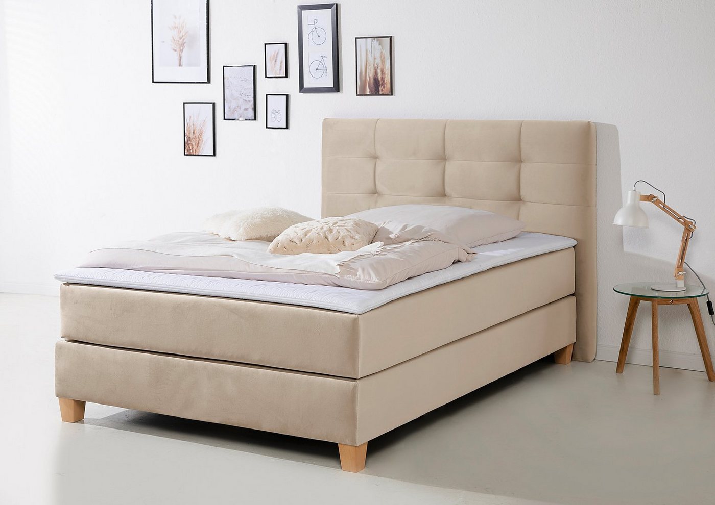 Home affaire Boxspringbett Moulay, inkl. Topper, in 3 Härtegraden, TFK auch in Härtegrad 4 Home affaire Boxspringbett Moulay, inkl. Topper, in 3 Härtegraden, TFK auch in Härtegrad 4 von Home affaire