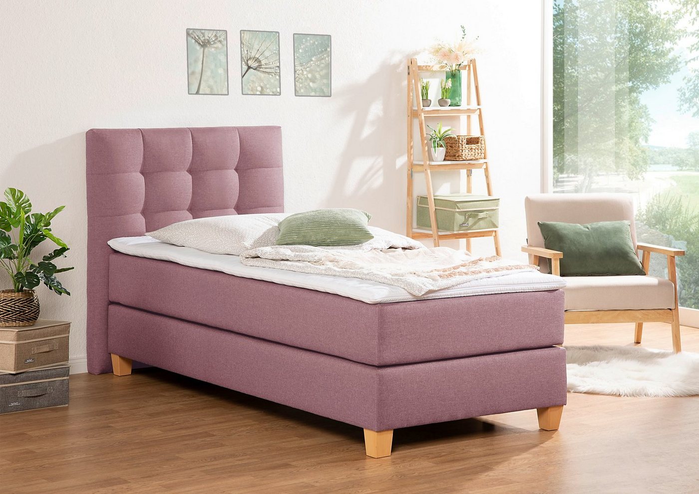 Home affaire Boxspringbett Moulay, inkl. Topper, in 3 Härtegraden, TFK auch in Härtegrad 4 Home affaire Boxspringbett Moulay, inkl. Topper, in 3 Härtegraden, TFK auch in Härtegrad 4 von Home affaire