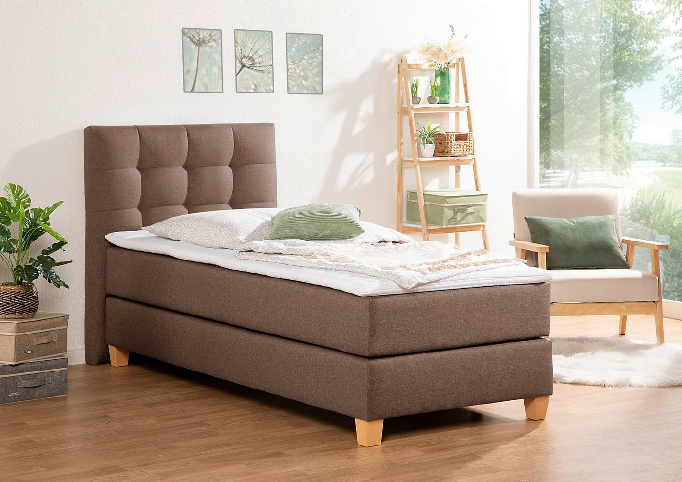 Home affaire Boxspringbett Moulay, inkl. Topper, in 3 Härtegraden, TFK auch in Härtegrad 4 Home affaire Boxspringbett Moulay, inkl. Topper, in 3 Härtegraden, TFK auch in Härtegrad 4 von Home affaire