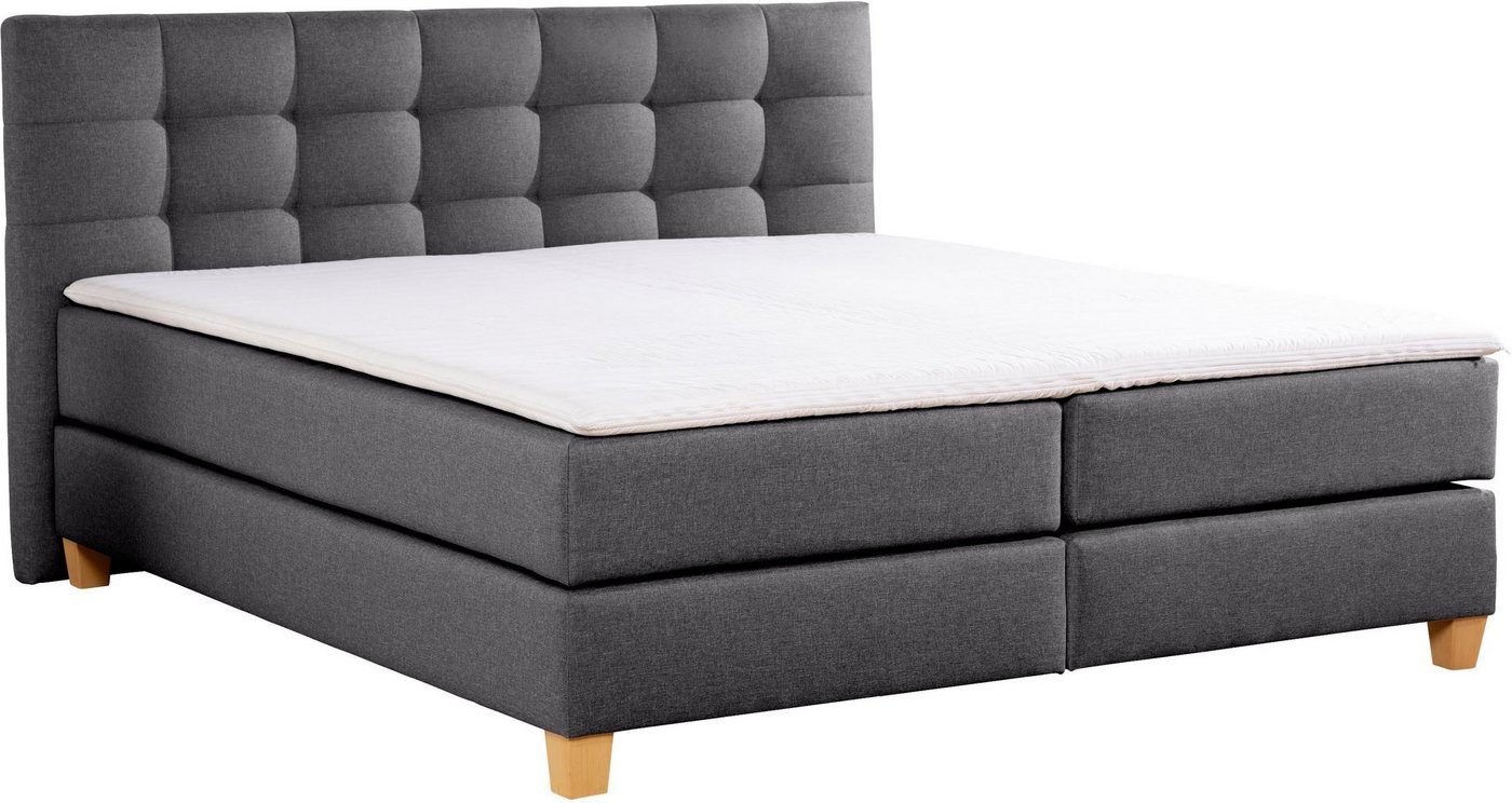 Home affaire Boxspringbett Moulay, inkl. Topper, in Überlänge 220 cm, 3 Härtegrade, auch in H4 Home affaire Boxspringbett Moulay, inkl. Topper, in Überlänge 220 cm, 3 Härtegrade, auch in H4 von Home affaire