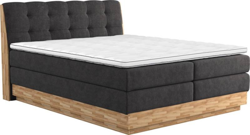 Home affaire Boxspringbett Naome, Boxspringbett, Inklusive Topper von Home affaire