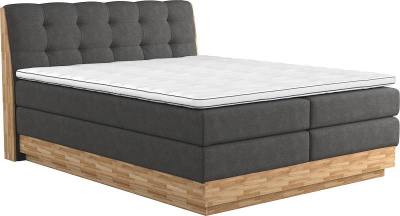 Home affaire Boxspringbett Naome, Boxspringbett, Inklusive Topper von Home affaire