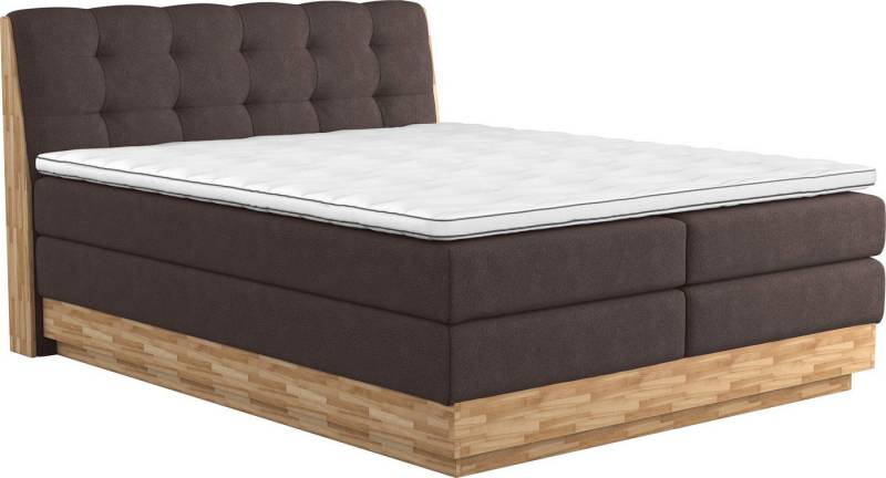 Home affaire Boxspringbett Naome, Boxspringbett, Inklusive Topper von Home affaire