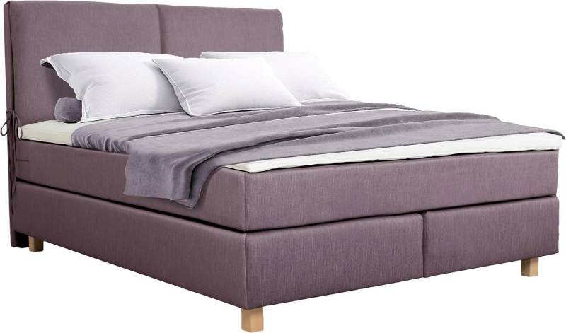Home affaire Boxspringbett Nele, inkl. Topper im schlichtem Design von Home affaire