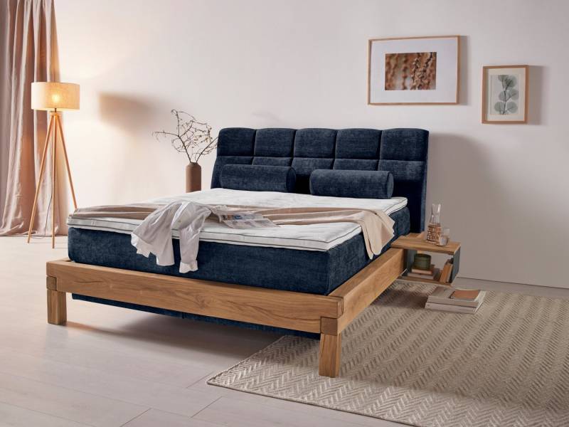 Home affaire Boxspringbett Villads, Liegefläche: 160/200 cm aus Balkeneiche, Inside-Boxspring-Unterbau von Home affaire