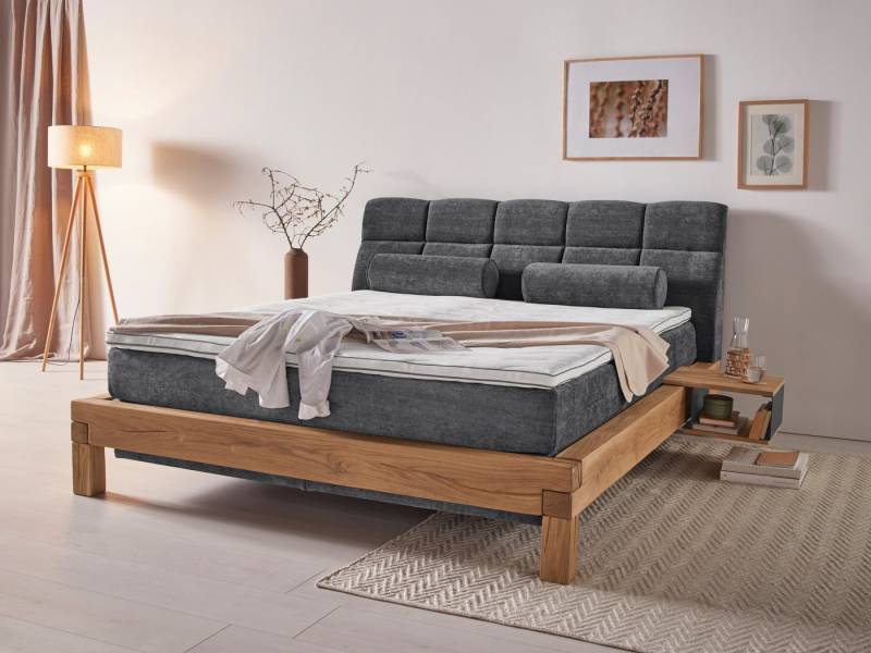 Home affaire Boxspringbett Villads, Liegefläche: 180/200 cm, Inside-Boxspring-Unterbau, recycelte Stoffe von Home affaire