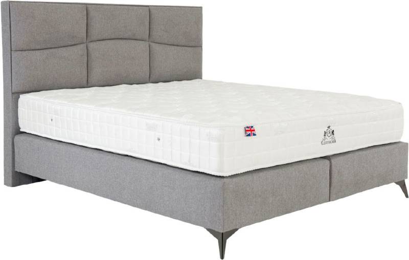 Home affaire Boxspringbett Violette erhältlich in den Breite 160, 180 & 200cm, inkl. Topper und extra dicker Taschen-Federkernmatratze von Home affaire