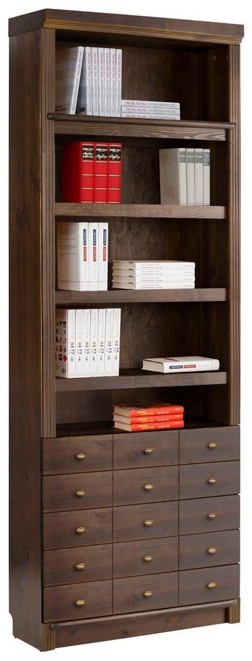 Home affaire Bücherregal Soeren, aus massiver Kiefer, in 2 Höhen, Tiefe 29 cm, mit 5 Schubkästen Home affaire Bücherregal Soeren, aus massiver Kiefer, in 2 Höhen, Tiefe 29 cm, mit 5 Schubkästen von Home affaire