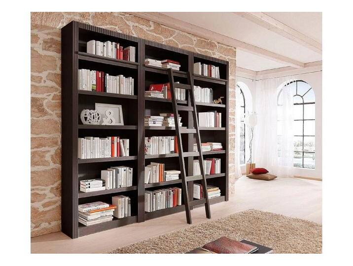 Home affaire Bücherwand Bergen, aus schönem massivem Kiefernholz, 3 tlg., braun, dunkelbraun von Home-affaire