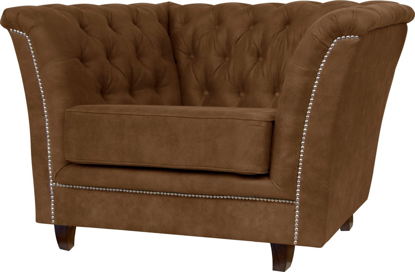 Home affaire Chesterfield-Sessel Derby, passend zum Polster Derby", mit Ziernieten und Knopfheftung" von Home affaire