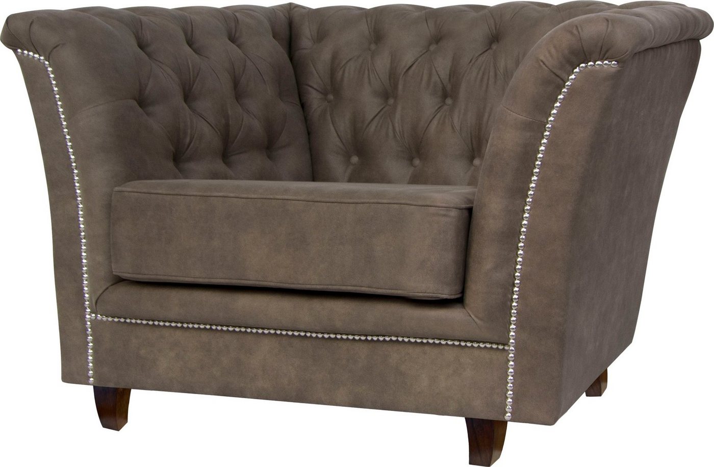 Home affaire Chesterfield-Sessel Derby, passend zum Polster Derby", mit Ziernieten und Knopfheftung" von Home affaire