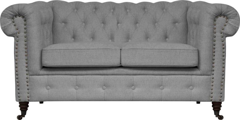 Home affaire Chesterfield-Sofa Aarburg, aufwändige Knopfheftung und Ziernägel im Chesterfield-Design von Home affaire