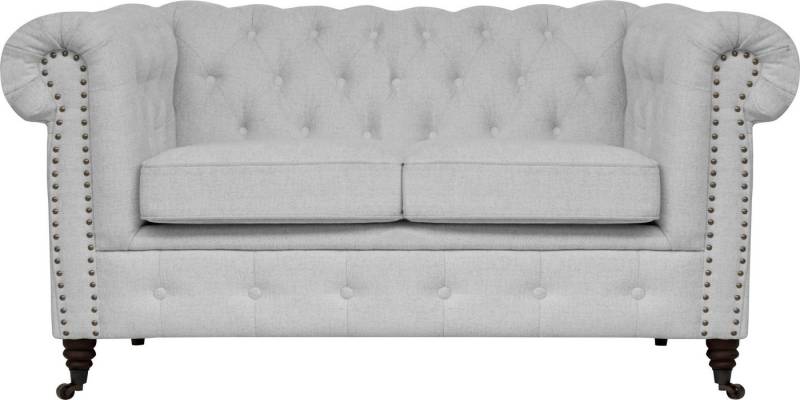 Home affaire Chesterfield-Sofa Aarburg, aufwändige Knopfheftung und Ziernägel im Chesterfield-Design von Home affaire