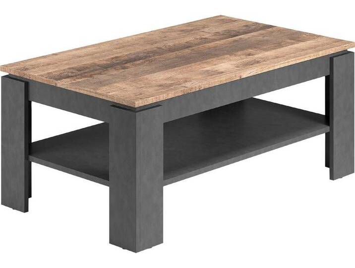 Home affaire Couchtisch Granada, Couchtisch mit 1 offenem Fach - (B/T/H) 110/65/47 cm, braun von Home-affaire