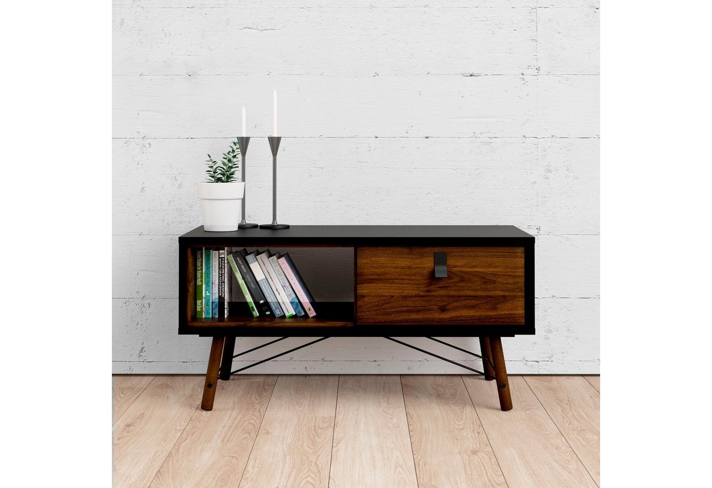 andas Couchtisch Ry Beistelltisch, Sofatisch, Kaffeetisch, Wohnzimmertisch, mit 1 Schublade und einem Ablagefach unter der Tischplatte andas Couchtisch Ry Beistelltisch, Sofatisch, Kaffeetisch, Wohnzimmertisch, mit 1 Schublade und einem Ablagefach unter der Tischplatte von andas
