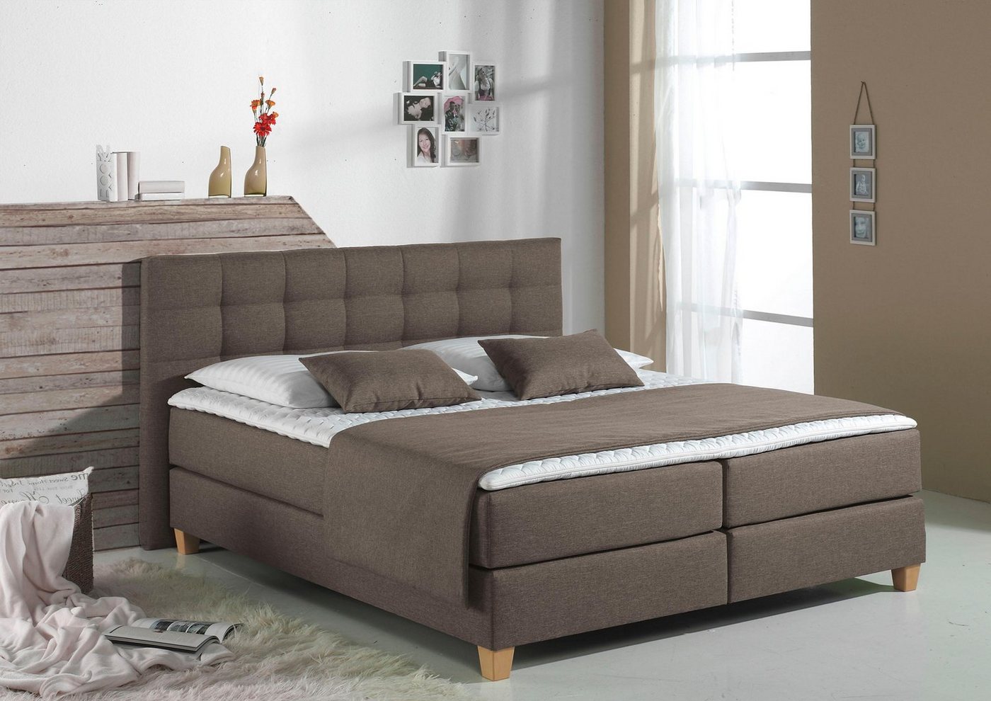 Home affaire Dekokissen Tommy, Kissen-Plaidset für »Tommy« Boxspringbett von Home affaire