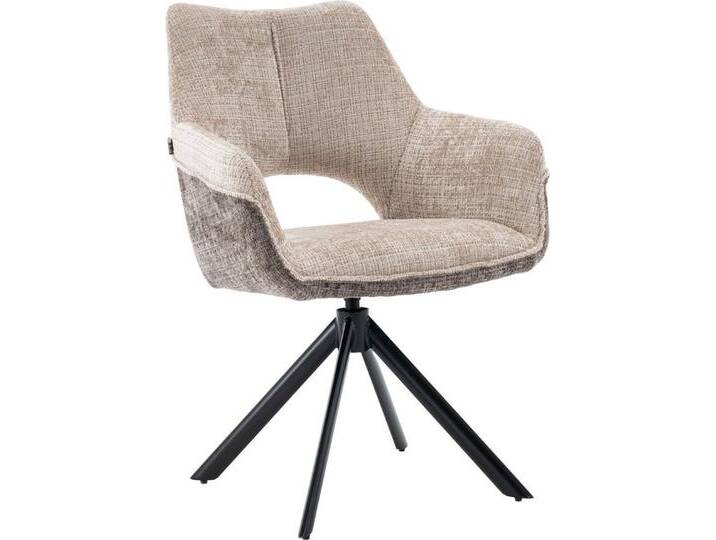 Home affaire Drehstuhl Calmo (1 St), tolle Optik, beige von Home-affaire