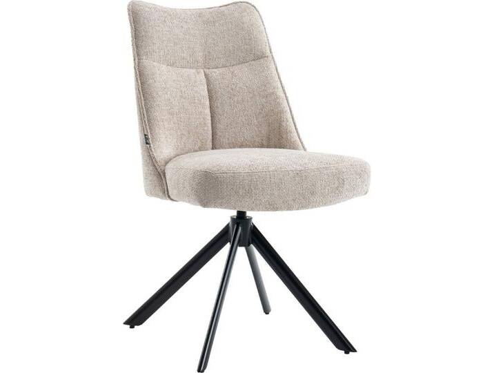 Home affaire Drehstuhl Corda (Set, 2 St), tolle Optik, beige von Home-affaire