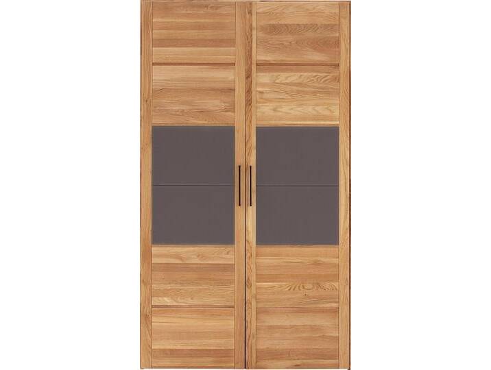 Home affaire Drehtürenschrank Chamara aus massivem Eichenholz, in unterschiedlichen Breiten, Höhe 218 cm, beige von Home-affaire